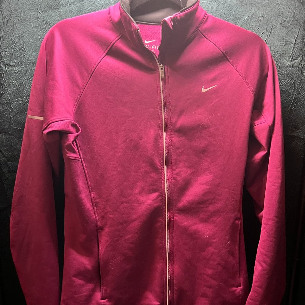 Medium Pink Nike Dri-Fit Zip Up Jacket